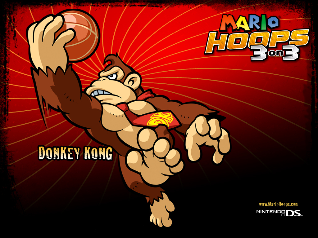 Mario Hoops On Donkey Kong Wallpaper