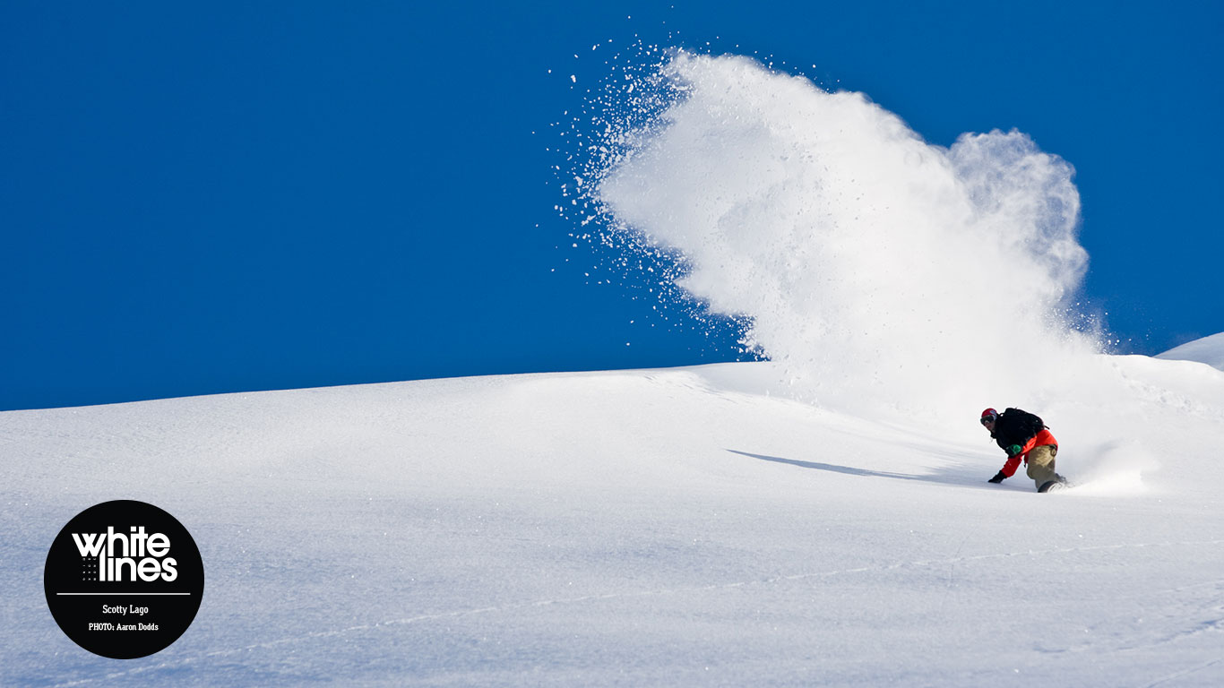 Snowboard Wallpaper Scotty Lago Kicks Up A Rooster Tail In Alaska