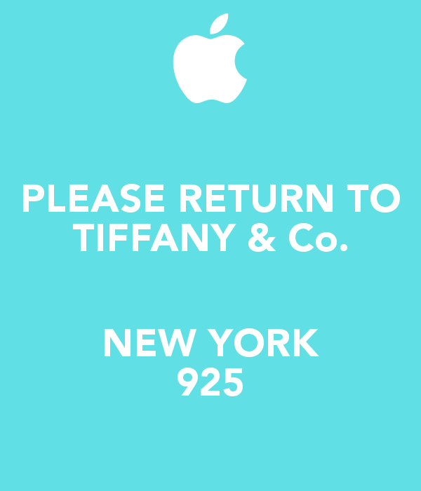 Please Return To Tiffany Co New York Keep Calm And Carry On