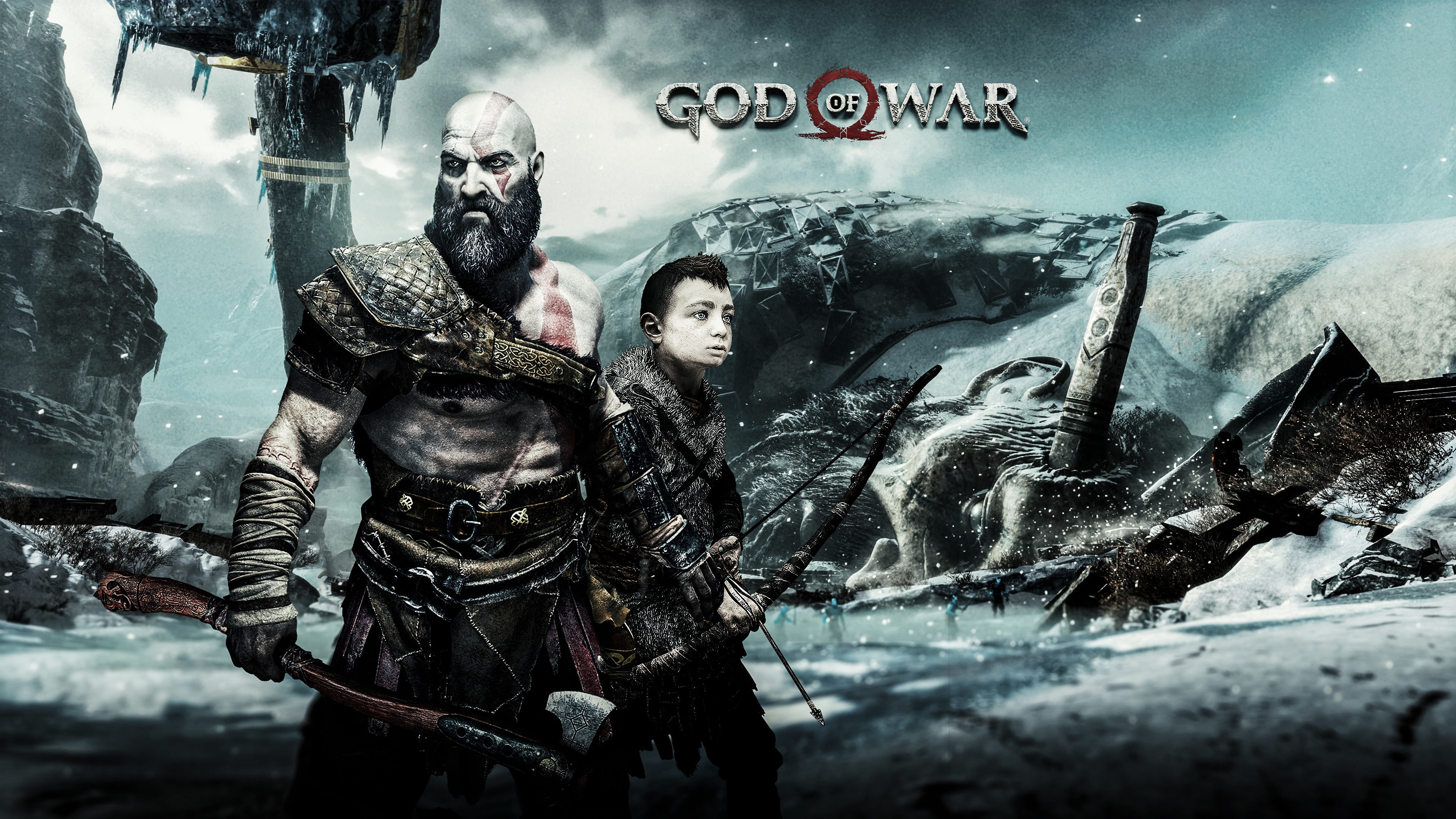 God Of War Ps4 4k 8k HD Wallpaper