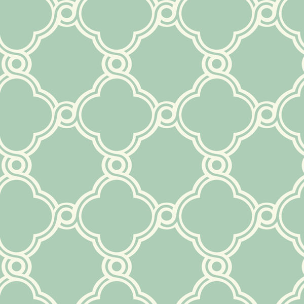 White With Green Open Trellis Wallpaper Wall Sticker Outlet