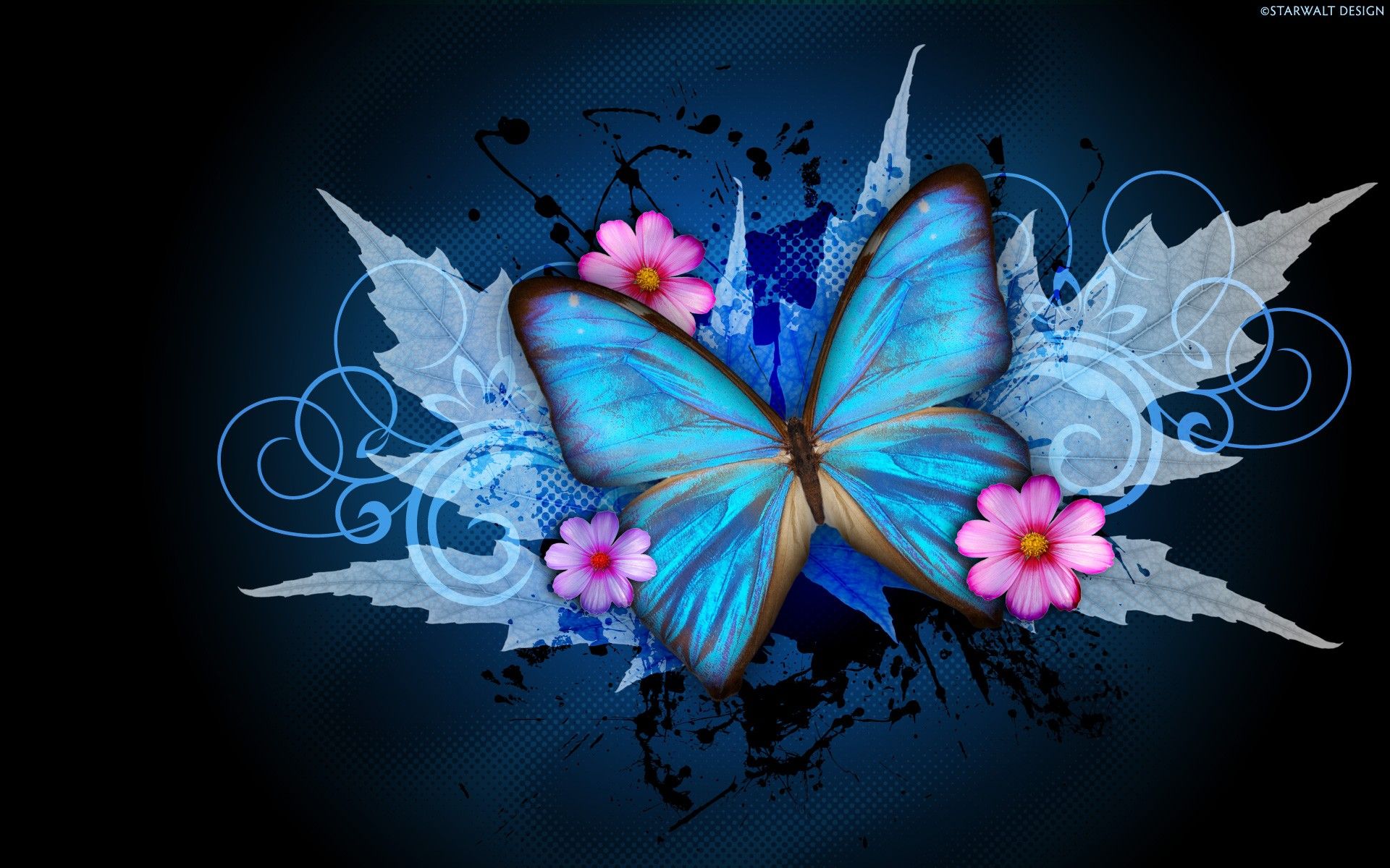 Image For Abstract Butterfly Paintings Chris67