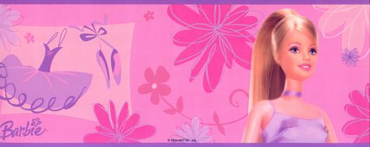 Ballet Barbie Wallpaper Border Lk67100