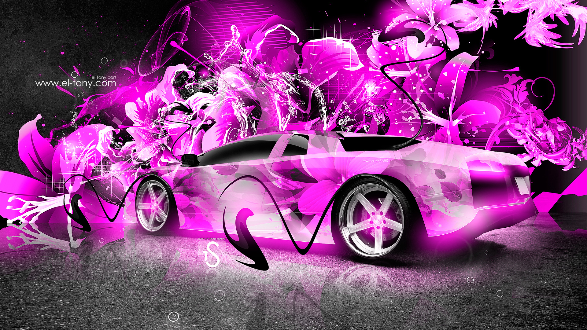 Beautiful Pink Car Wallpaper Full HD Pictures