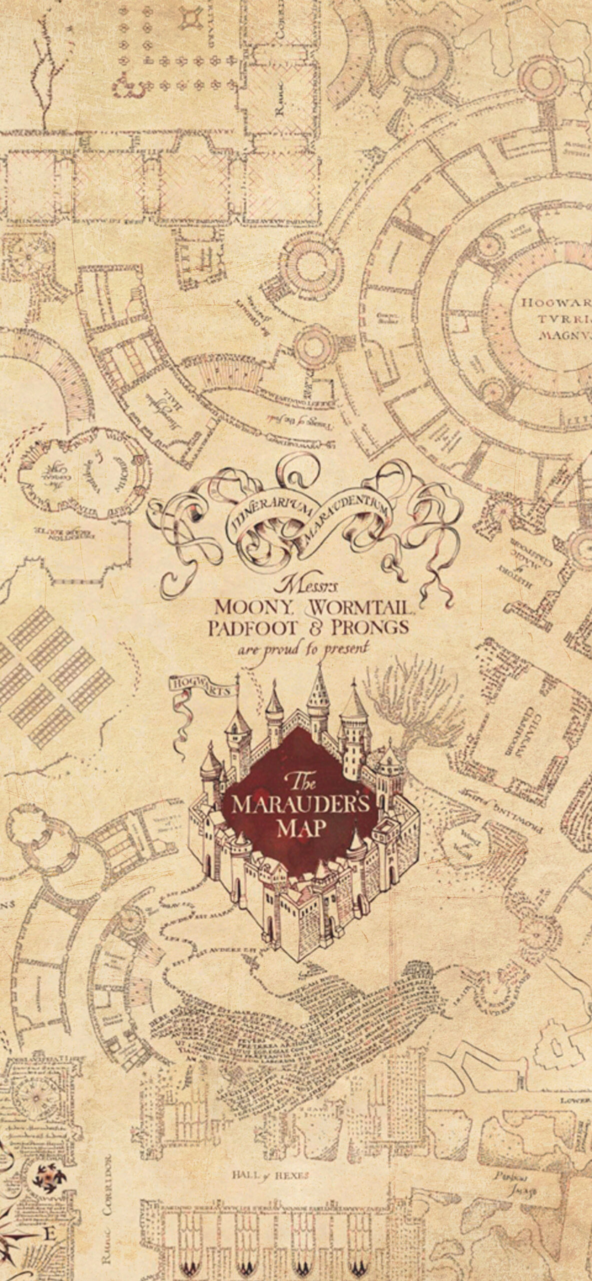Harry Potter Marauders Map Wallpaper Aesthetic