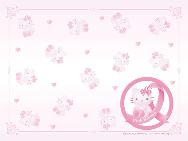 hello kitty pink wallpaper Hello Kitty Wallpaper