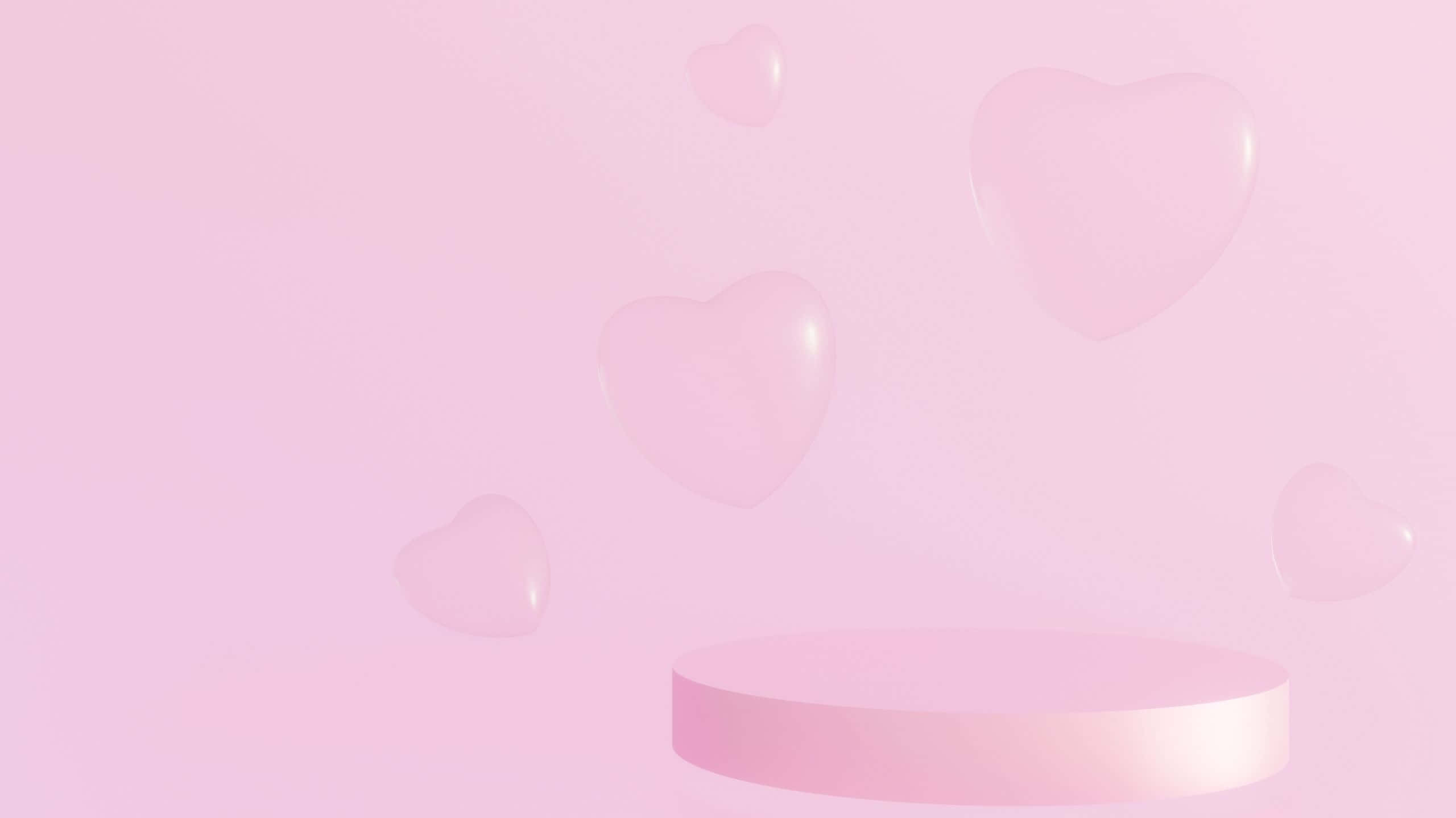 Aesthetic Computer Light Pink Wallpaper