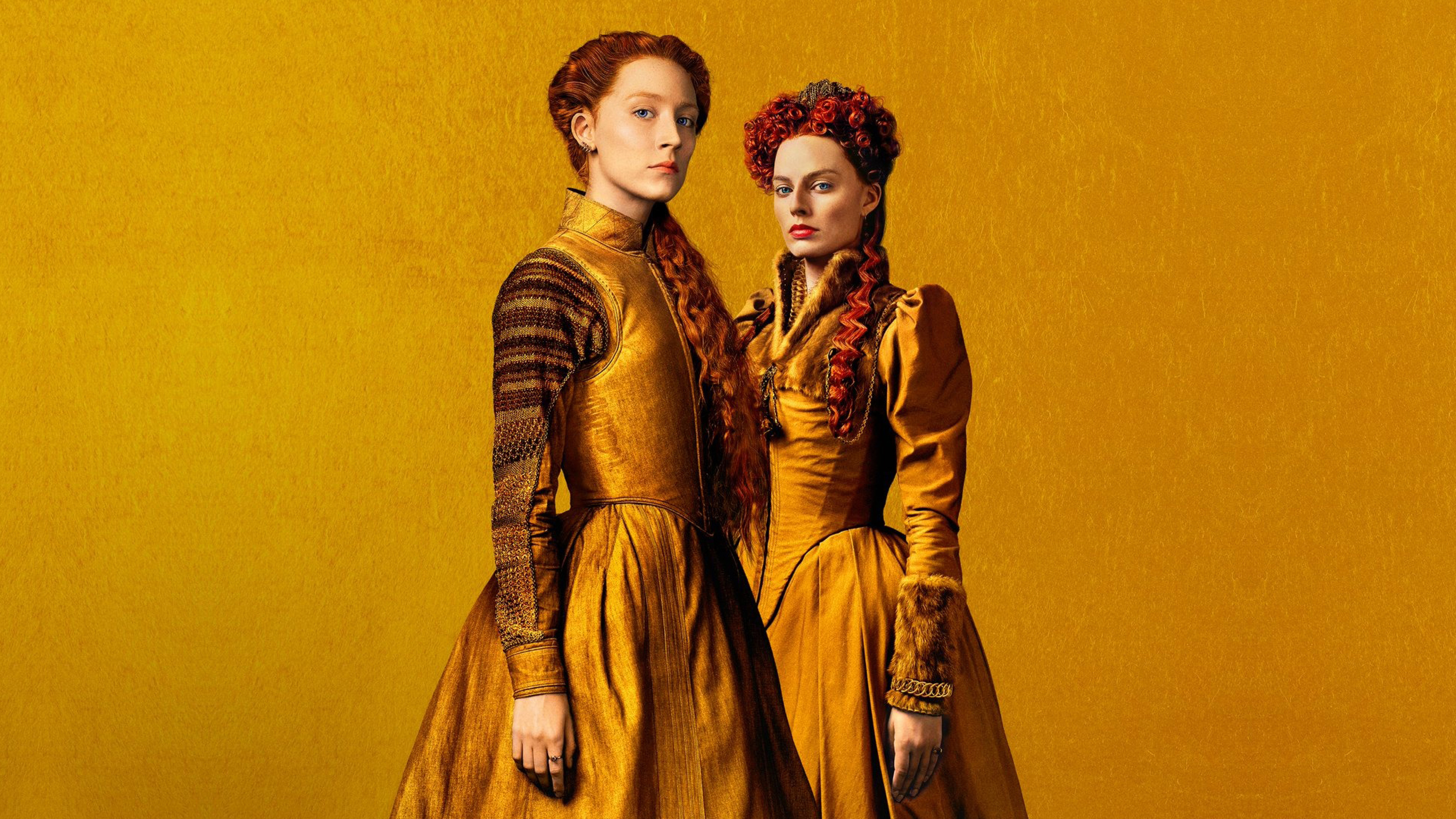 Margot Robbie And Saoirse Ronan In Mary Queen Of Scots