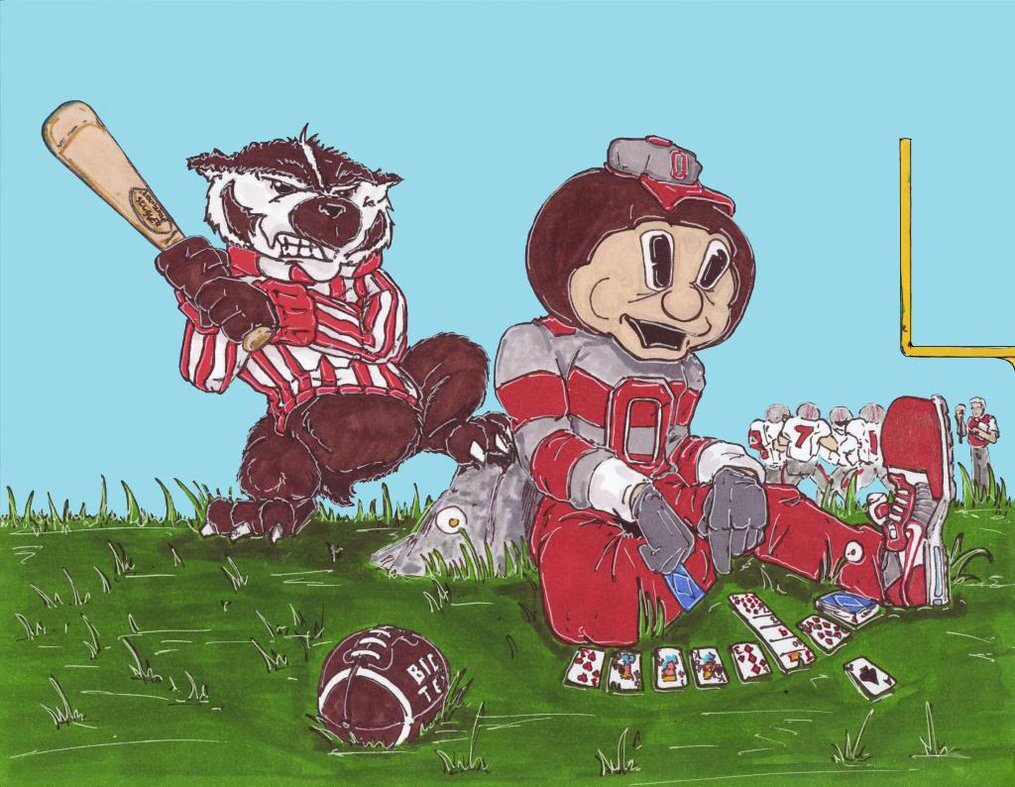 Bucky Badger Wallpaper And Brutus By
