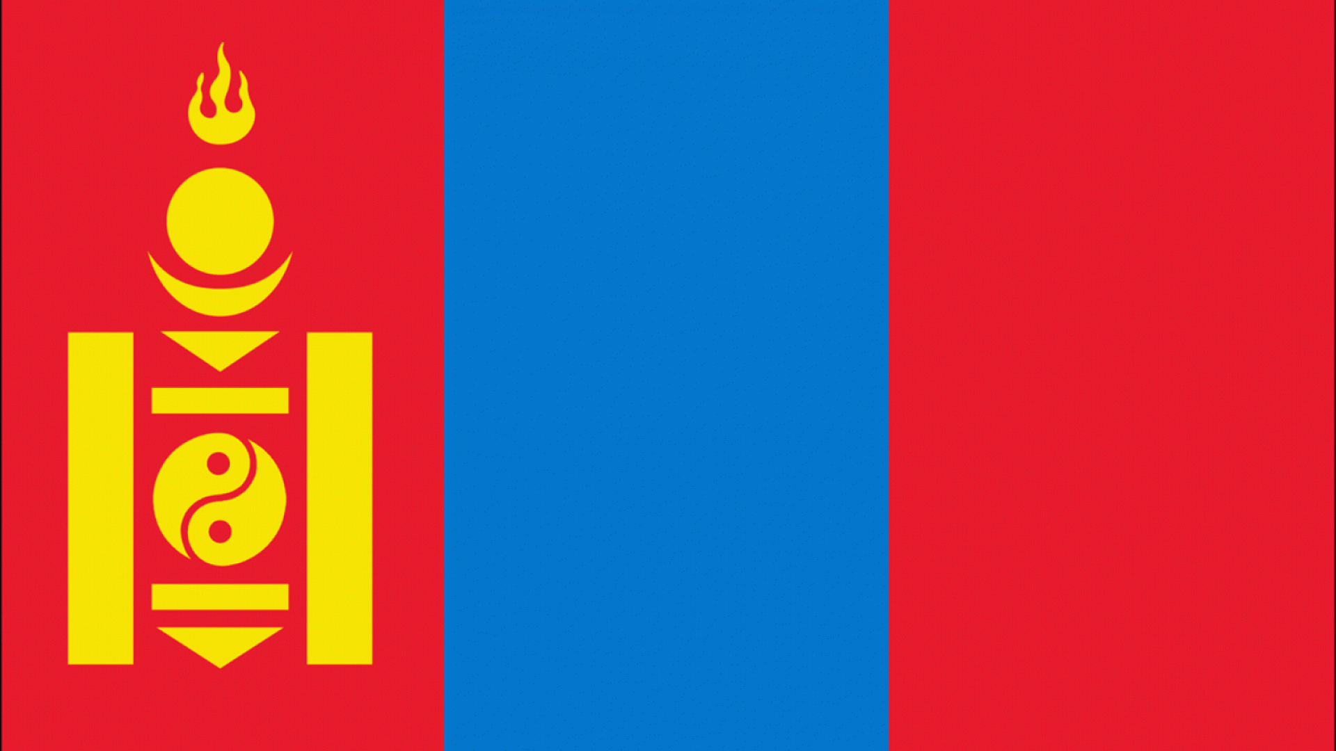 Mongolia Flag Wallpaper High Definition Quality Widescreen