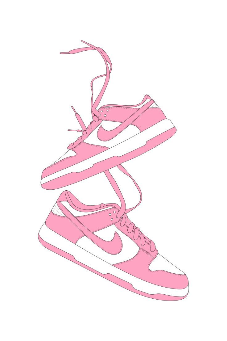 Pink Nike Shoes Wallpaper