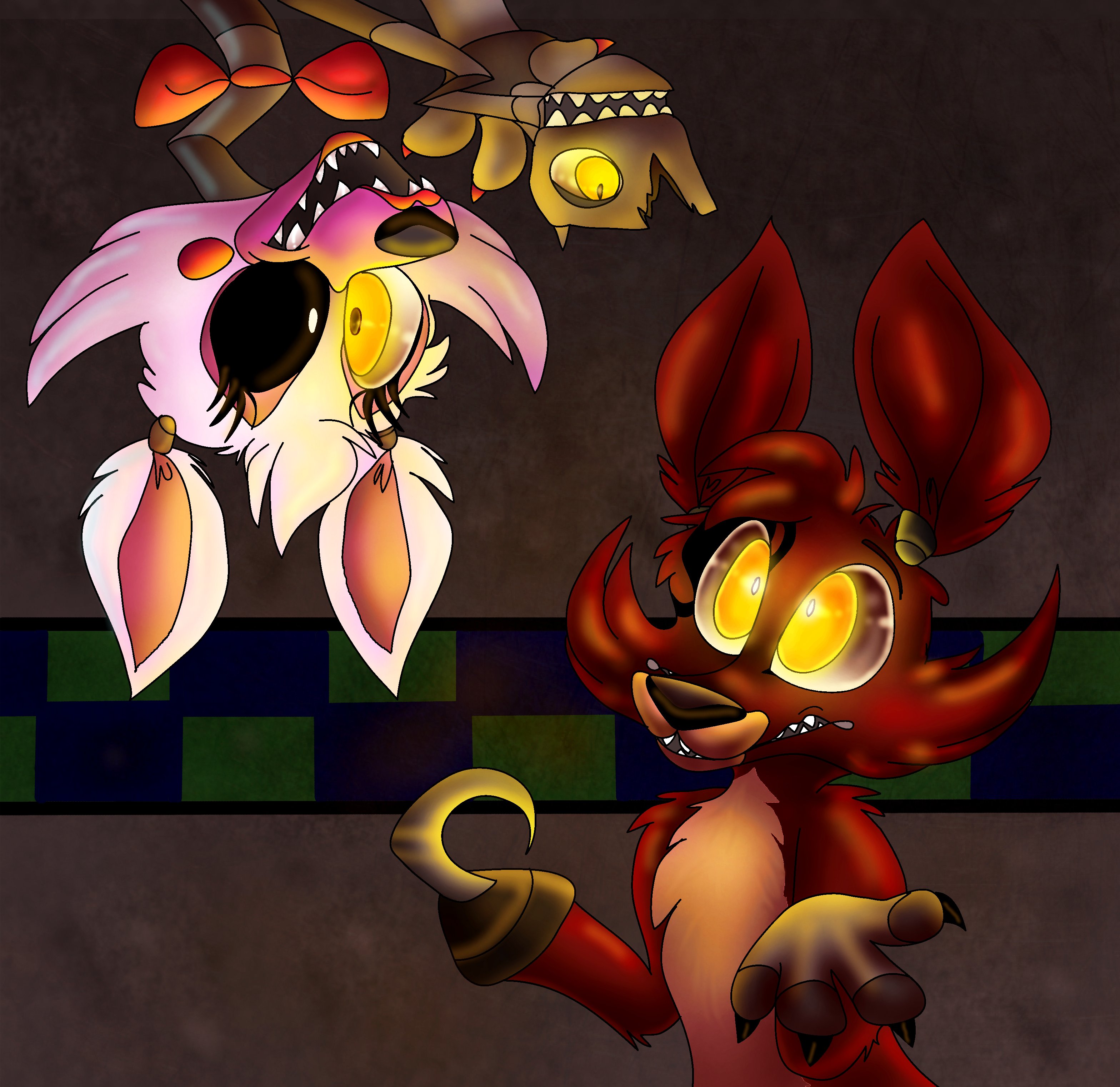 Free Download Foxy And Mangle By Plaguedogs123 3136x3044 For