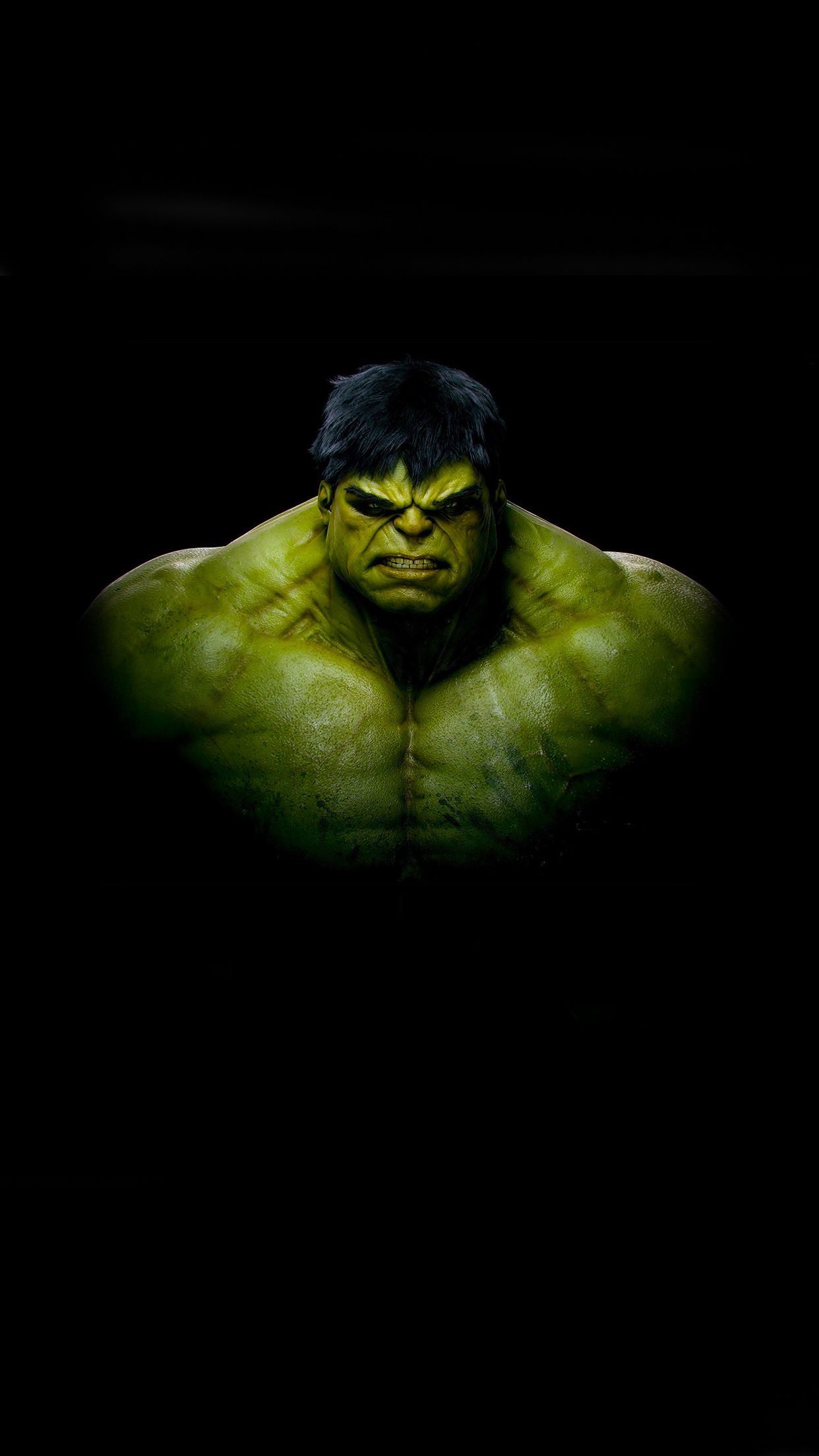 Hulk iPhone HD Wallpaper Top Background