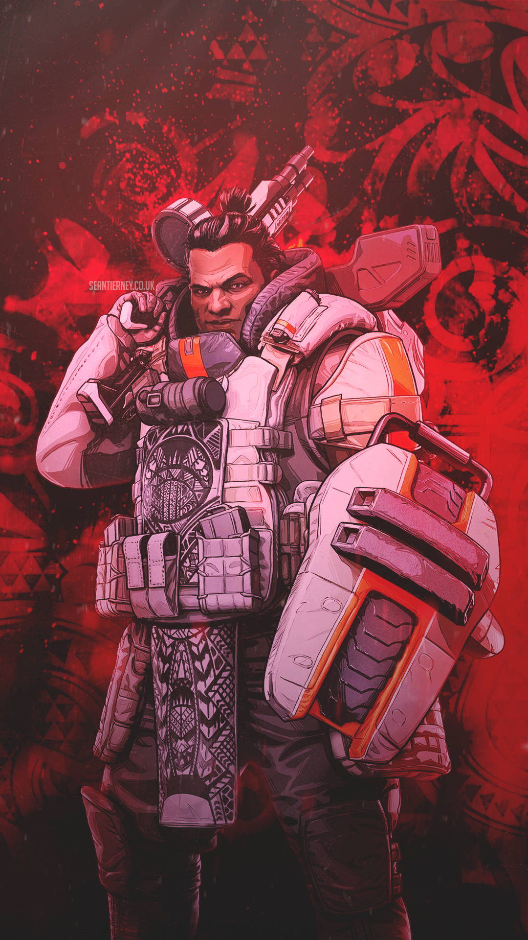 Apex Legends iPhone Red Gibraltar Wallpaper