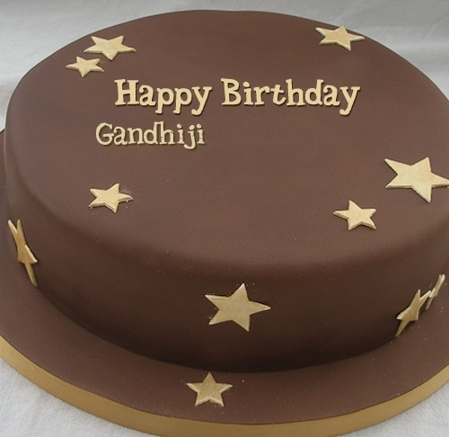 Nice HD Wishes Of Happy BirtHDay Name Cake Gandhiji Wallpaper Pictures