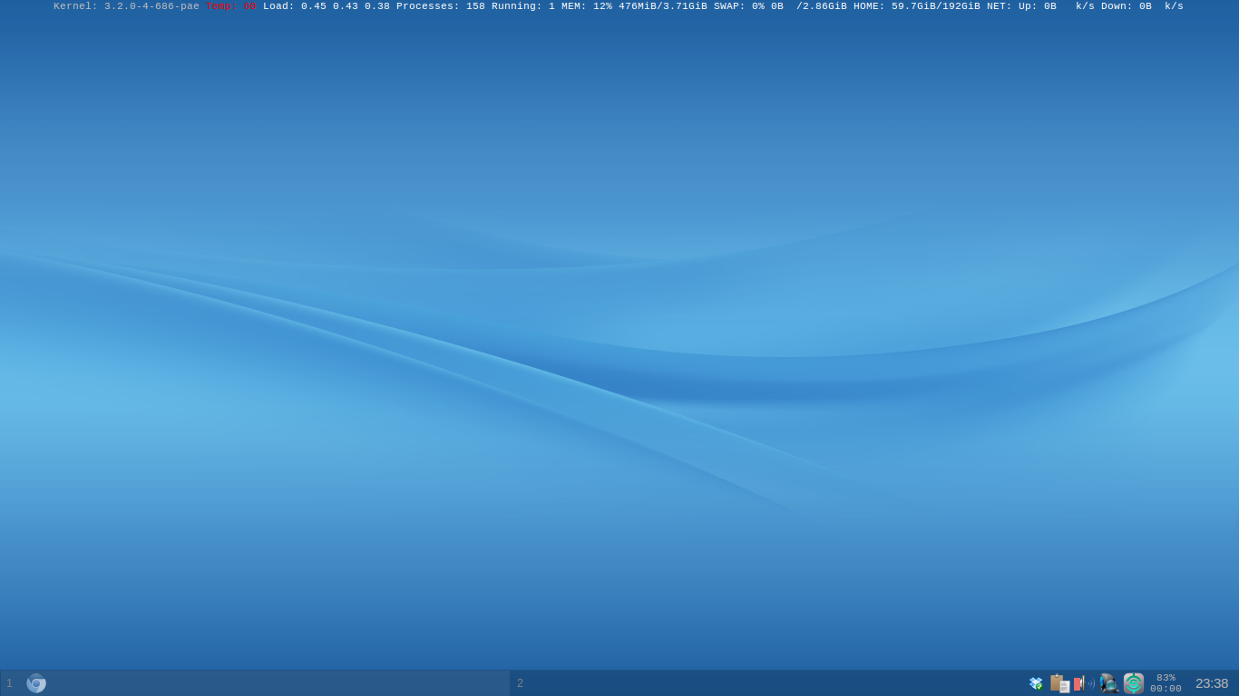 Soothing Blue Wallpaper From Rosa Desktop Edition