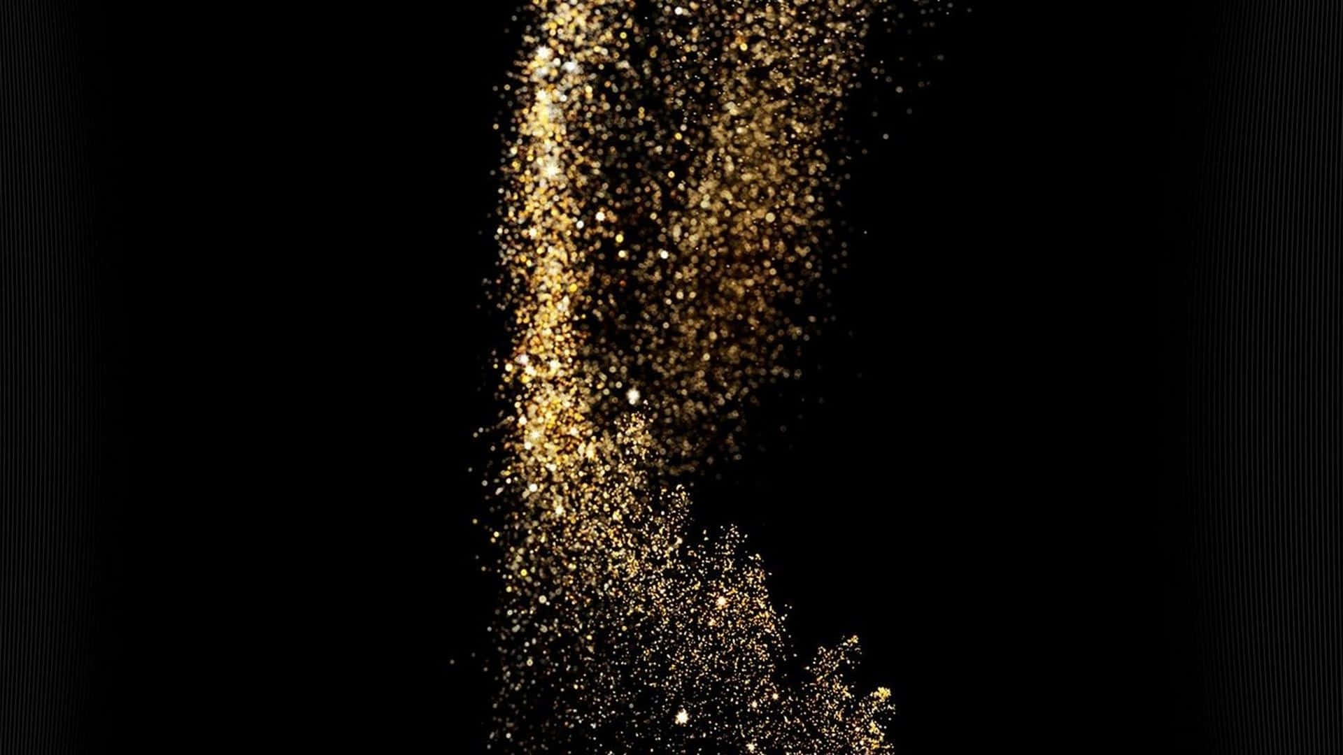 High Resolution Gold Glitter Background Wallpaper