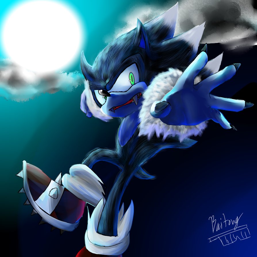 Sonic The Werehog By Baitong9194