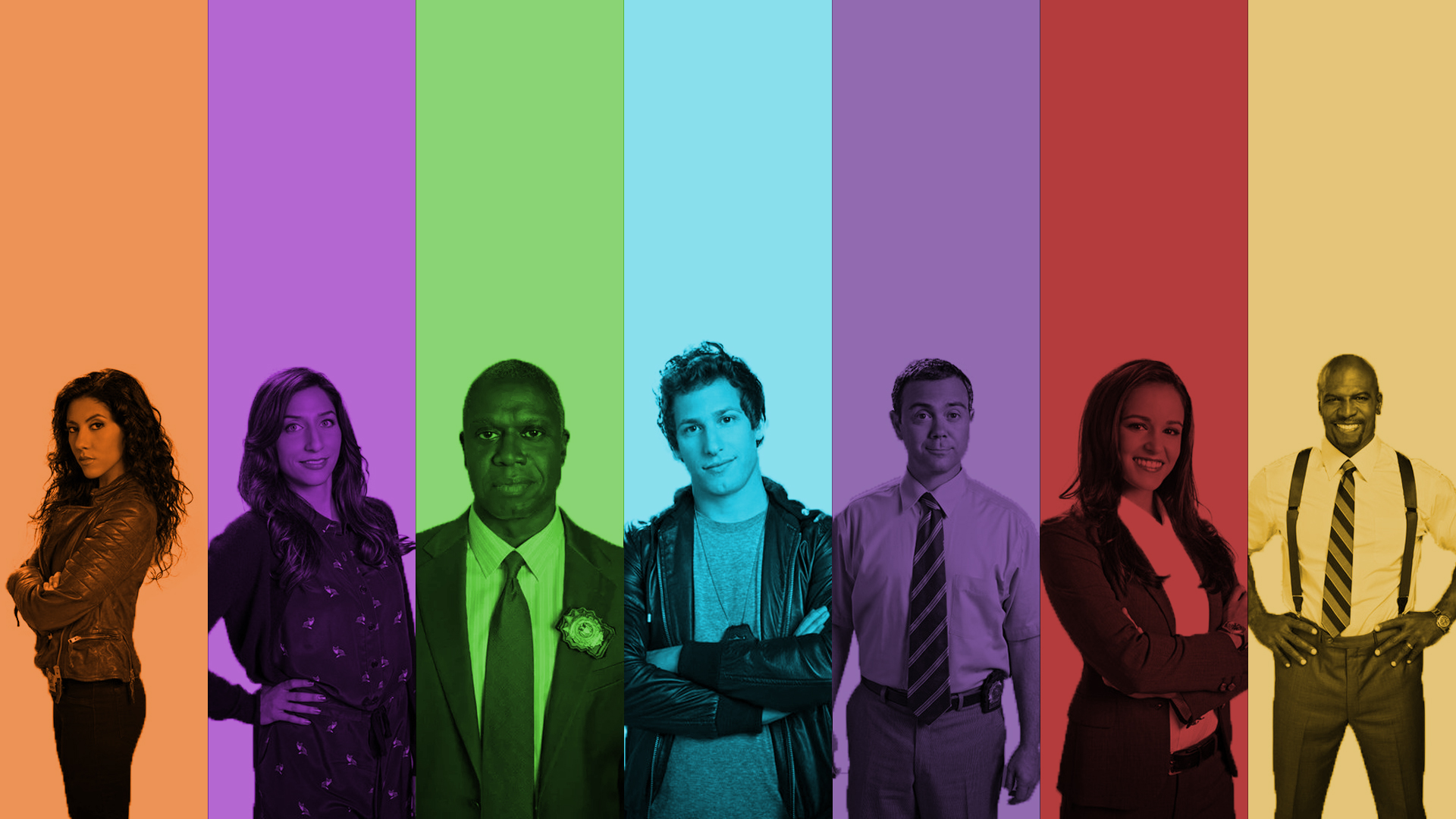 Made A Brooklyn Nine Wallpaper Dedicated To My Favourite Show