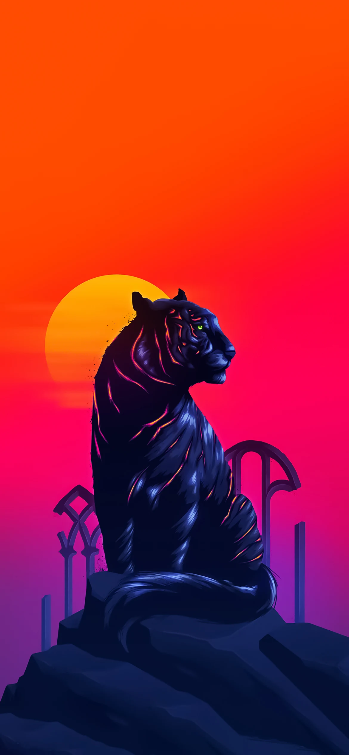 Free download Wallpaper iPhone Aesthetic Tiger [1170x2532] for your ...