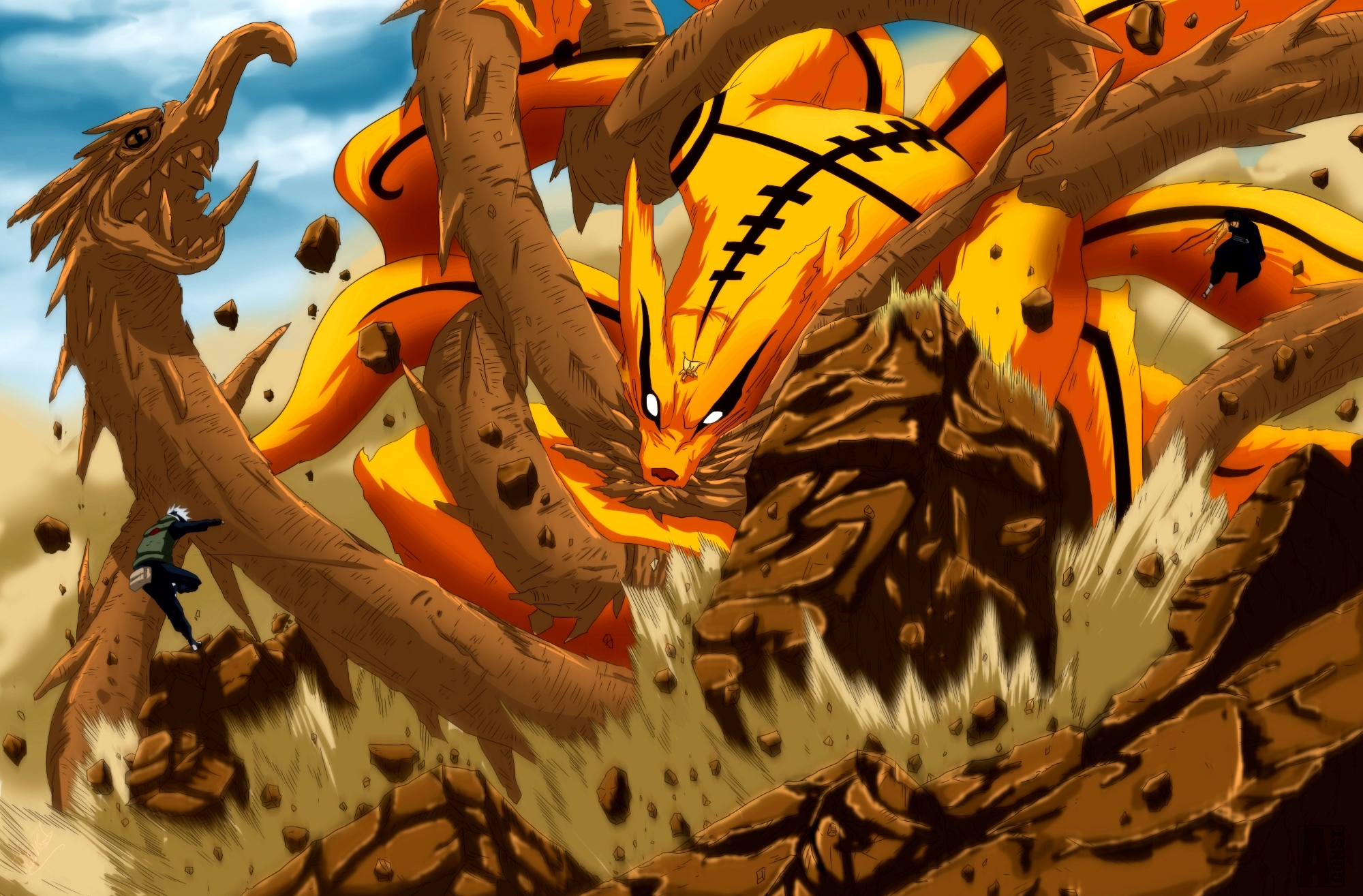 Naruto Kyubi HD Wallpaper Animation