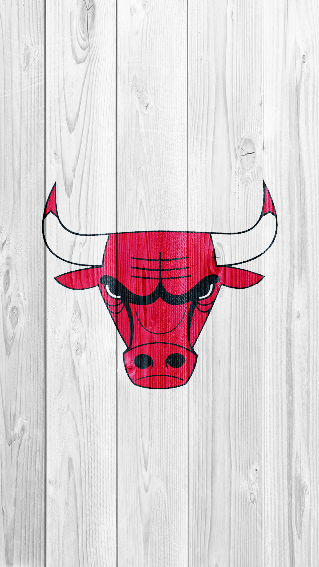 Red Bulls Head And White Wooden Board iPhone Wallpaper Top