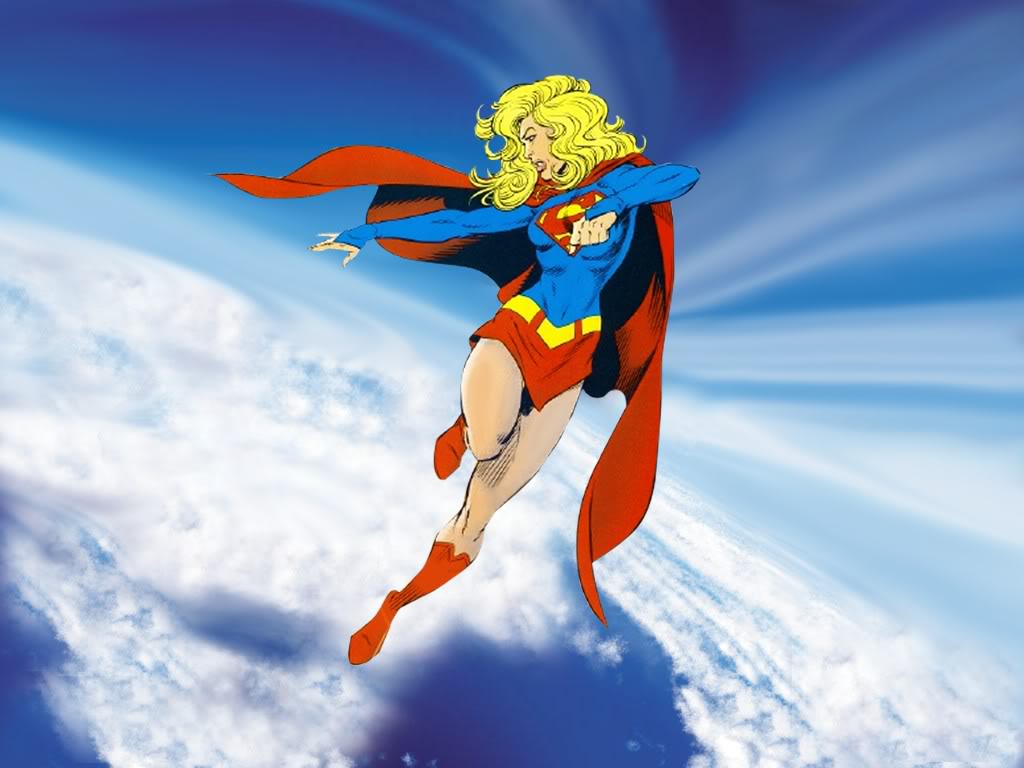 Supergirl Wallpaper Cartoon