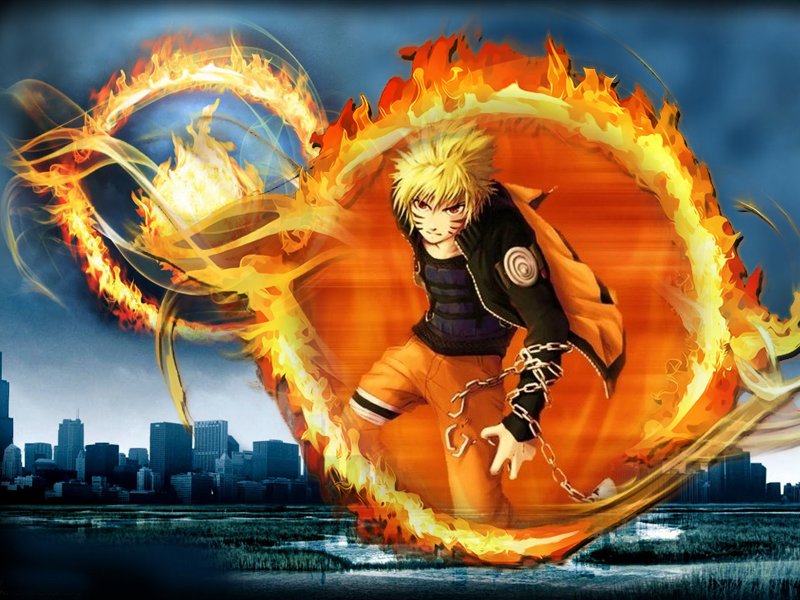 Naruto Uzumaki Ring Of Fire Wallpaper By Weissdrum On