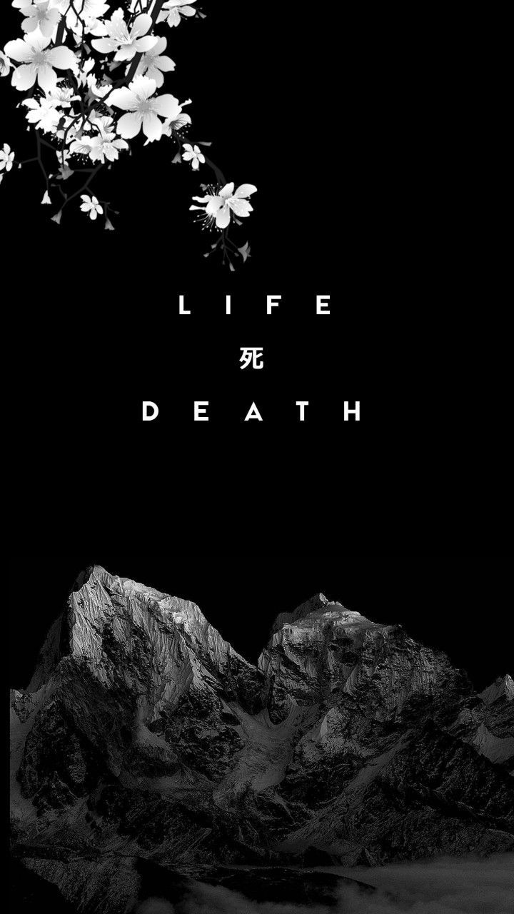 Life And Death Blackwallpaper Blackwallpaper4k Darkwallpaper4k