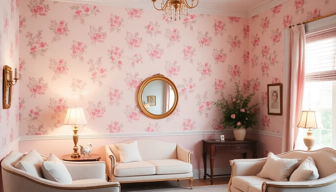 Blush Colored Wallpaper