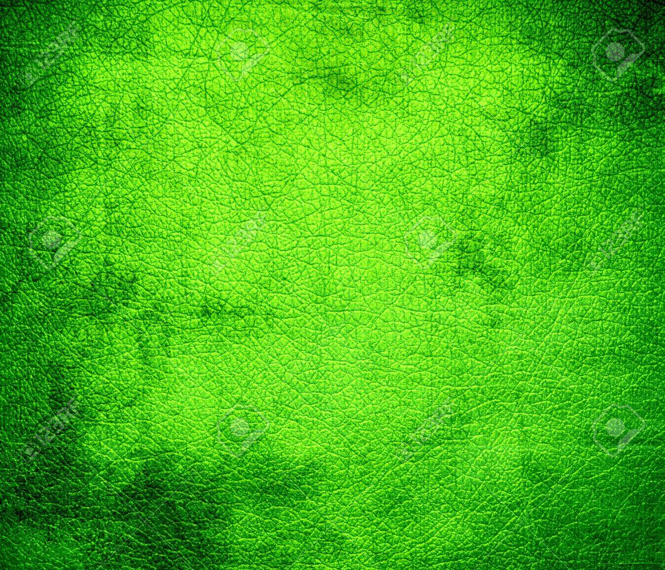 Grunge Background Of Chartreuse Web Leather Texture Stock Photo