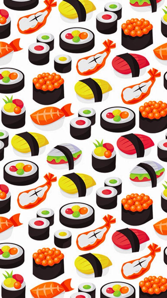 Sushi S Wallpaper For iPhone Papel De Parede Do Telefone