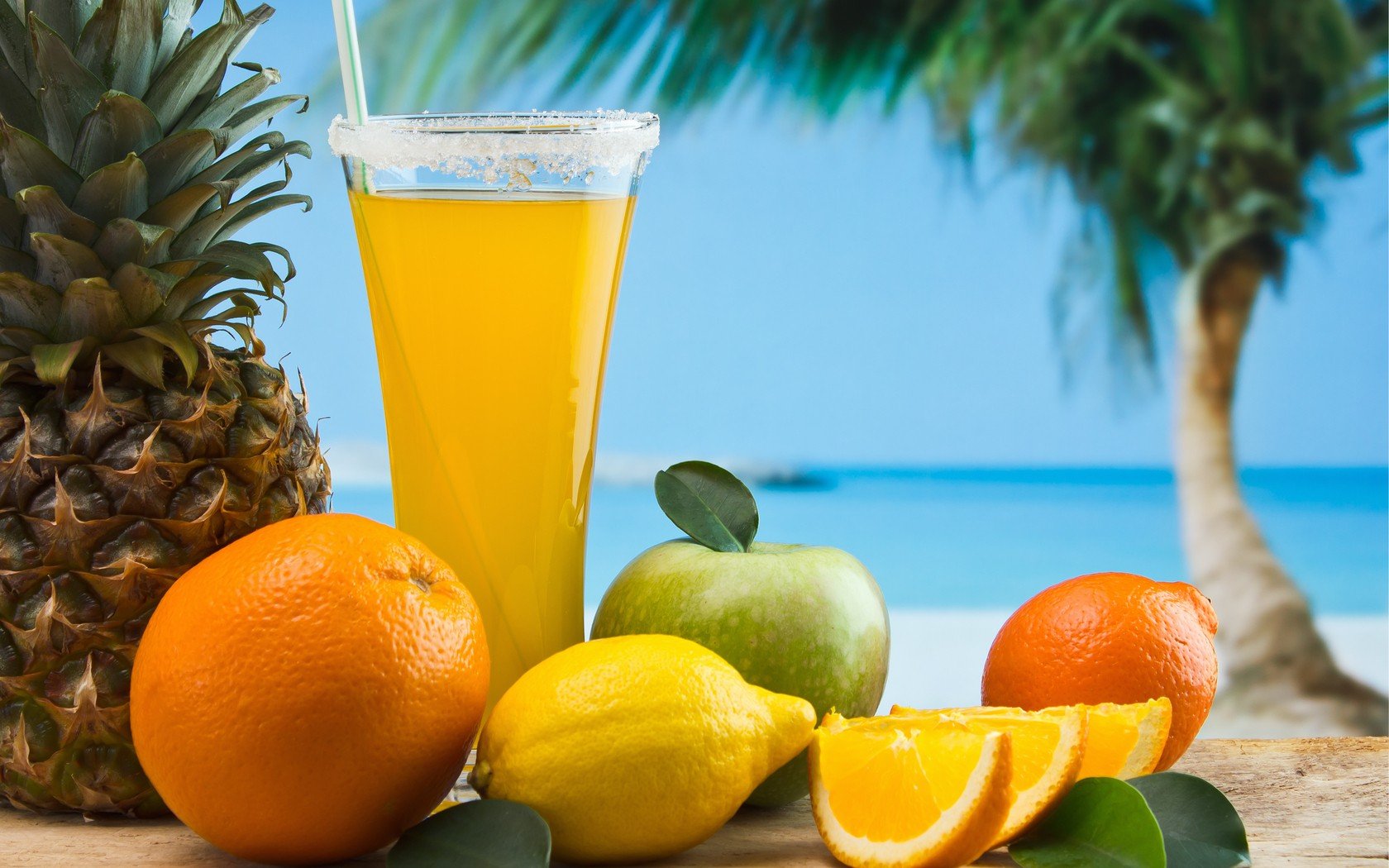 Orange Juice And Fruits Fresh Wallpaper HD Wallpaper WallpaperLepi