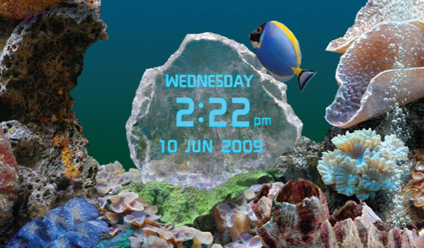 Marine Aquarium Screensaver Deluxe Fish New