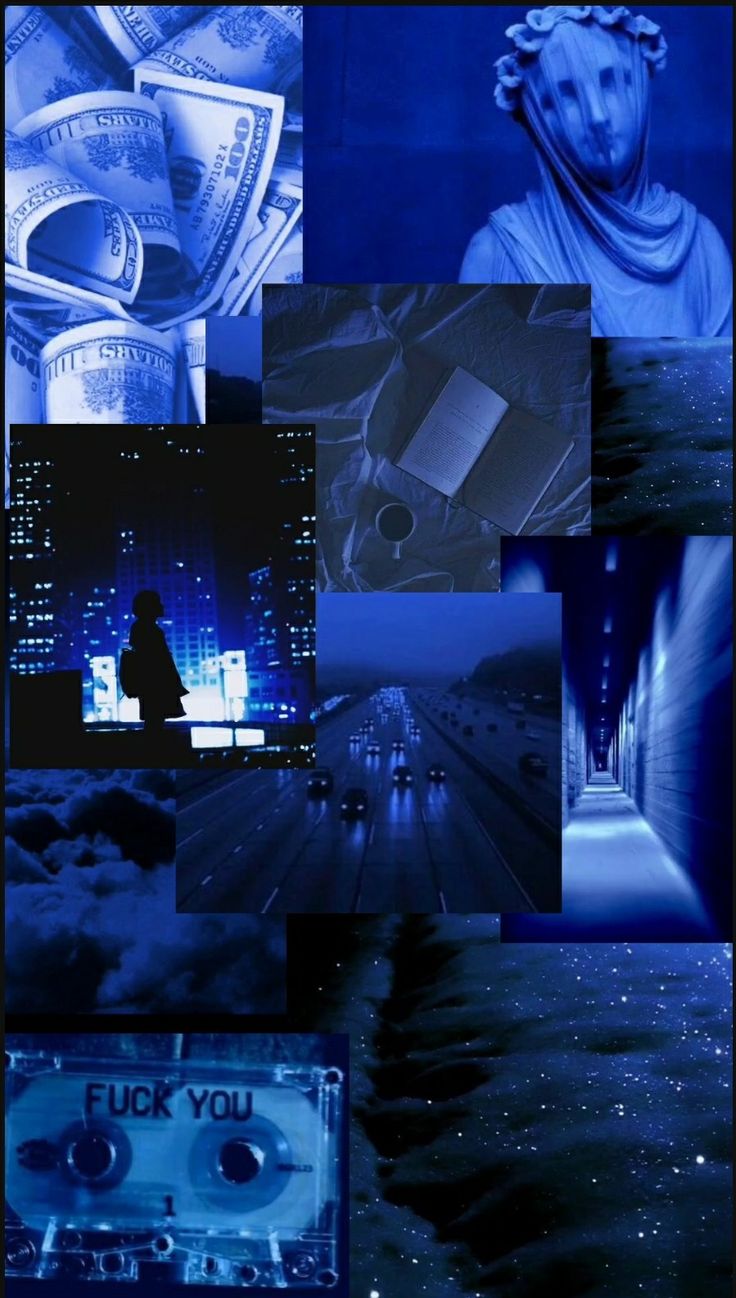 Aesthet C Blue Wallpaper