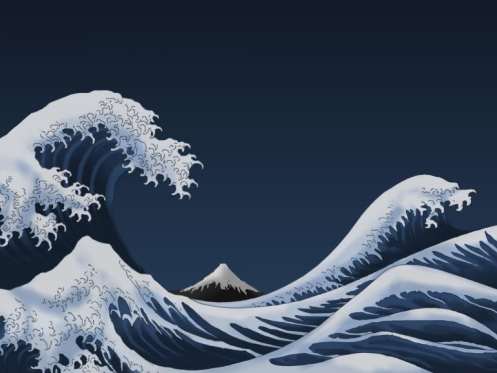 Hokusai The Great Wave Off Kanagawa Wallpaper Hq