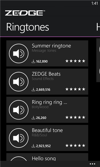 Popular Ringtone And Wallpaper Service Zedge Has Brought Their App