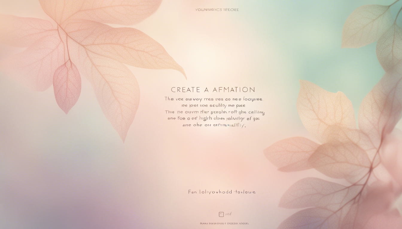 Affirmation Wallpaper