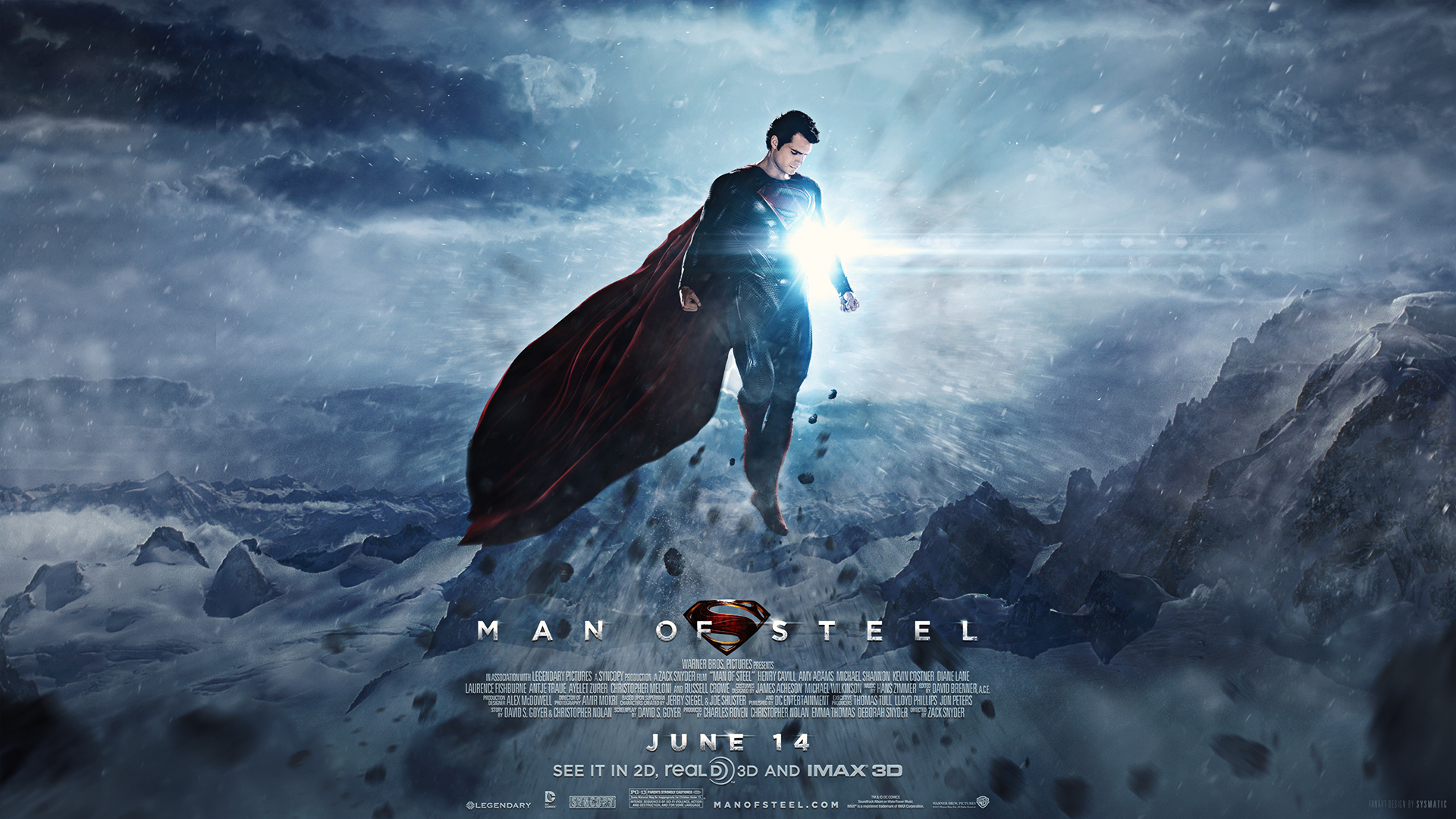 Man of Steel   Fan art Wallpaper   Superman Wallpaper