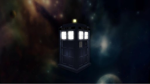 Doctor Who 3d Tardis Wallpaper Screenshot