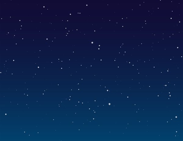 Night Sky Background Digitally Created