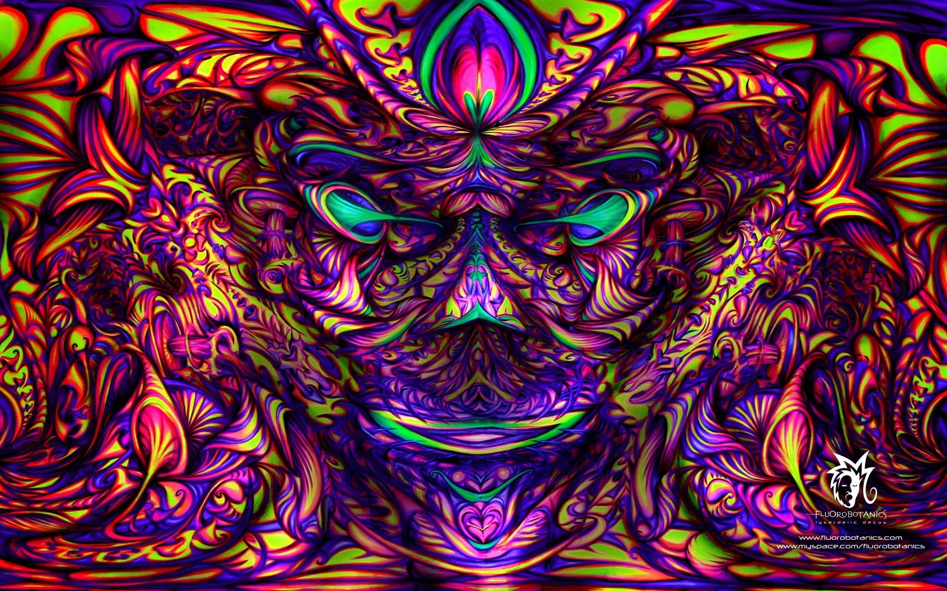 Psychedelic Trippy Artwork Colors Wallpaper