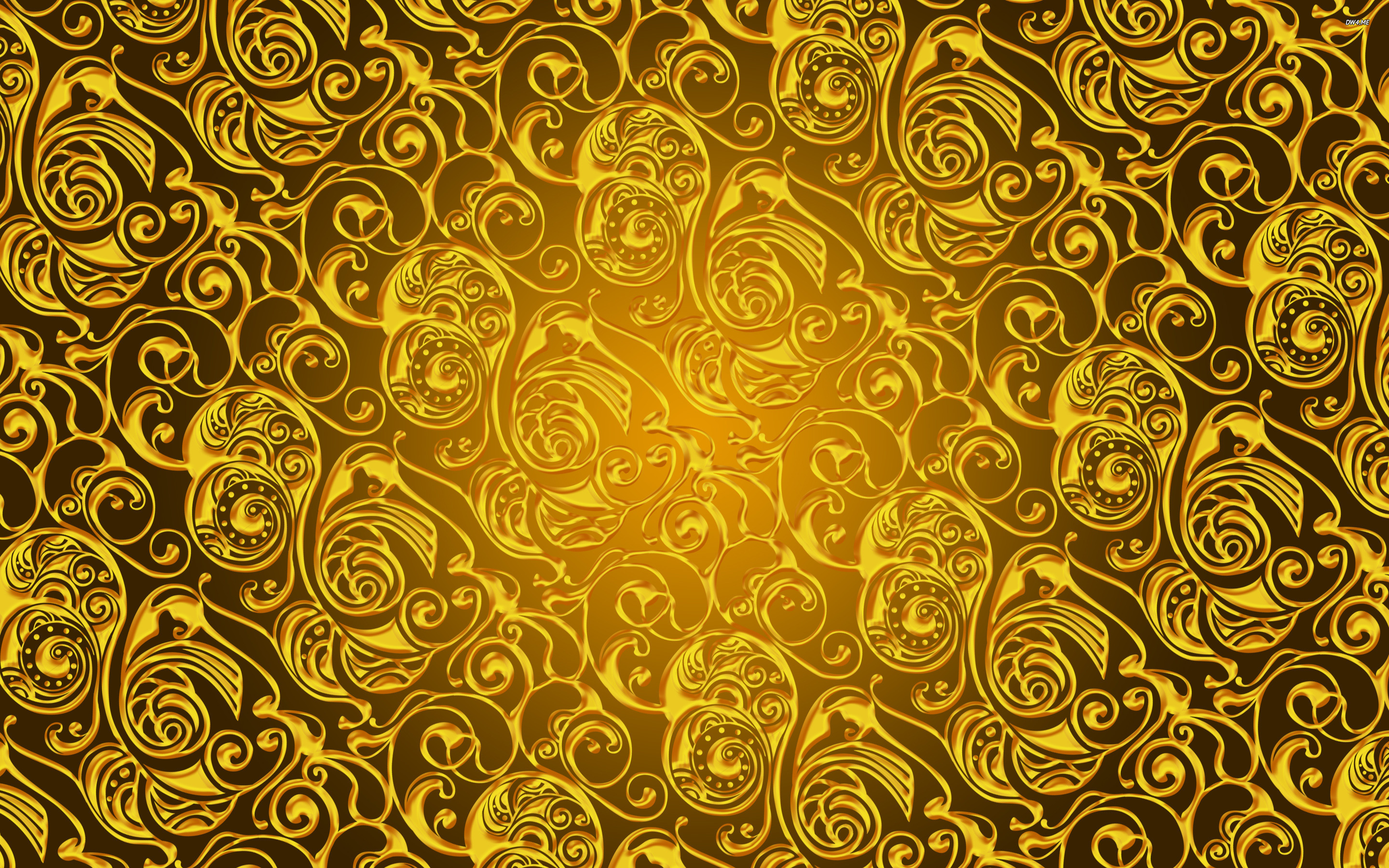 Gold Pattern Wallpaper HD