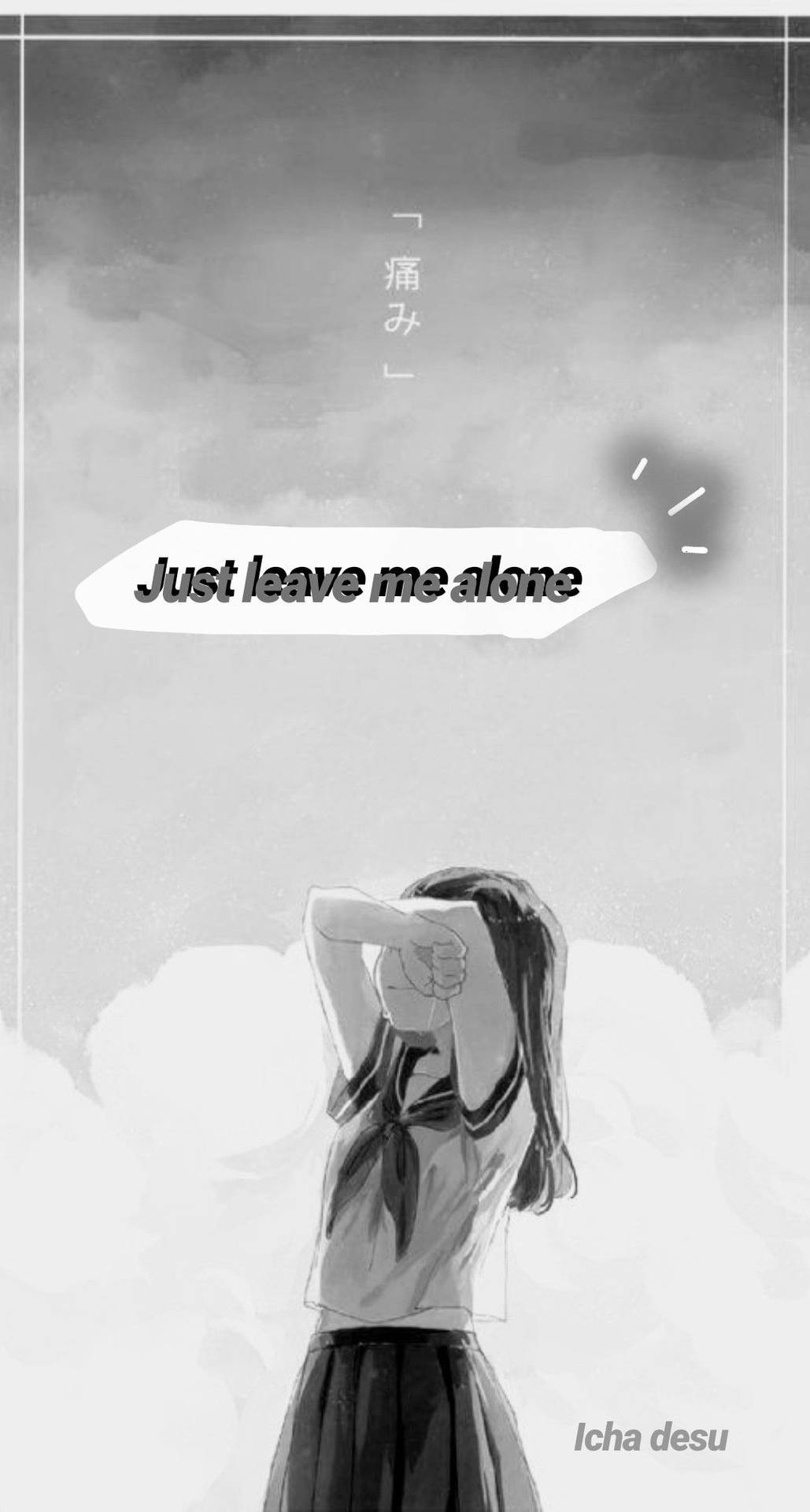 Sad Anime Background Wallpaper