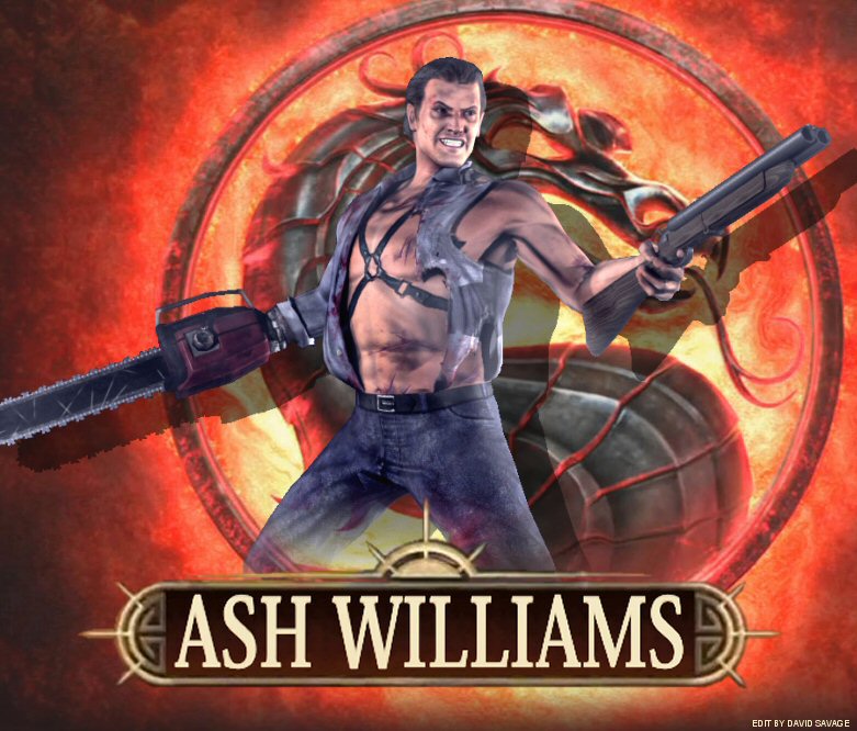 Mortal Kombat DLC Ash Williams by ultimate savage on