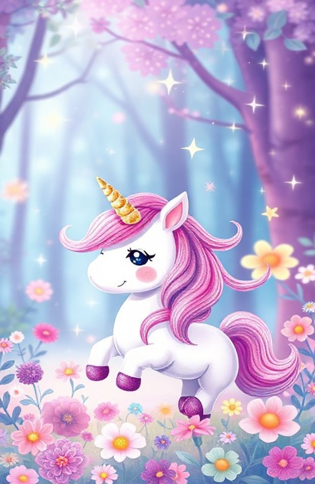 Cute Unicorn Wallpaper