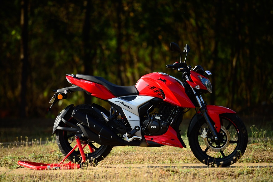 New TVS Apache RTR 160 4V Detailed Image Gallery   News18 875x583