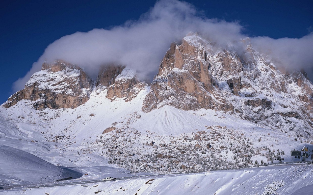 Winter Wallpaper Mountain Rocky Source Photos