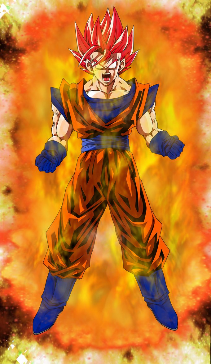 Super Saiyan God Goku Power Up By Elitesaiyanwarrior