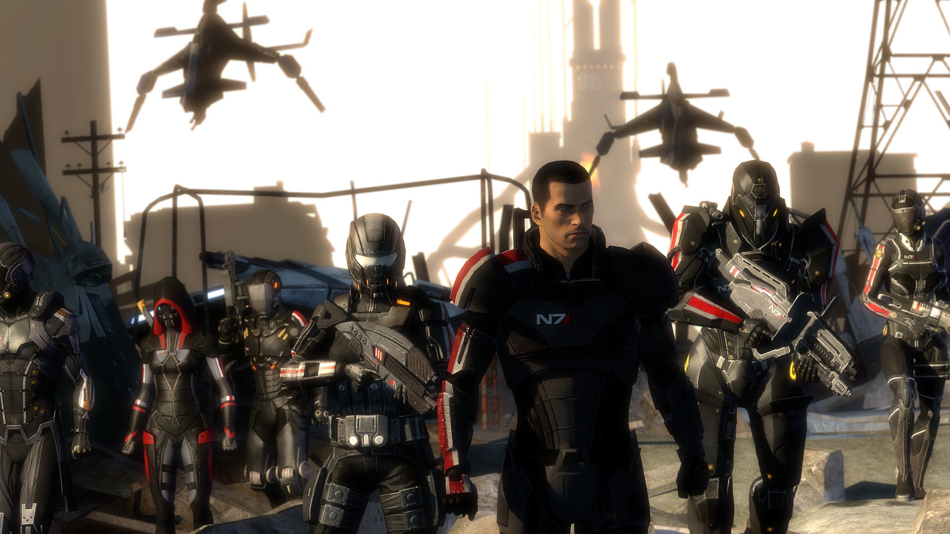 Mass Effect Wallpaper N7 Cool Stand